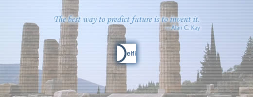 Welcome to Delfi : The best way to predict future is to invent it. -- Alan C. Kay